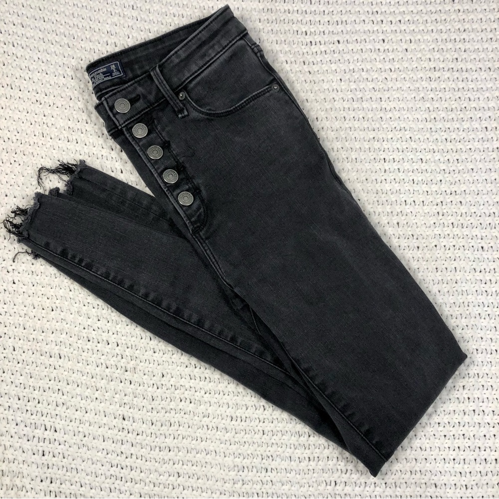 A&F Skinny Button Fly Jeans